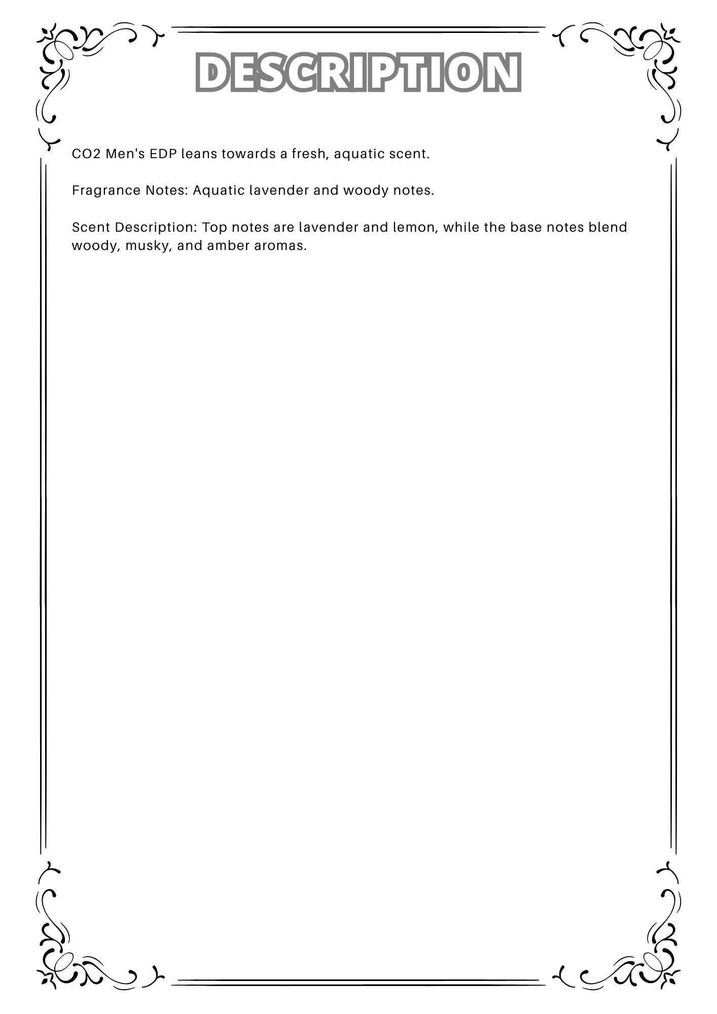 W64 - CO2 edp Jeanne arthes Travel Spray 2ml, 5ml, 10ml  珍妮雅德 CO2 香水 分裝瓶