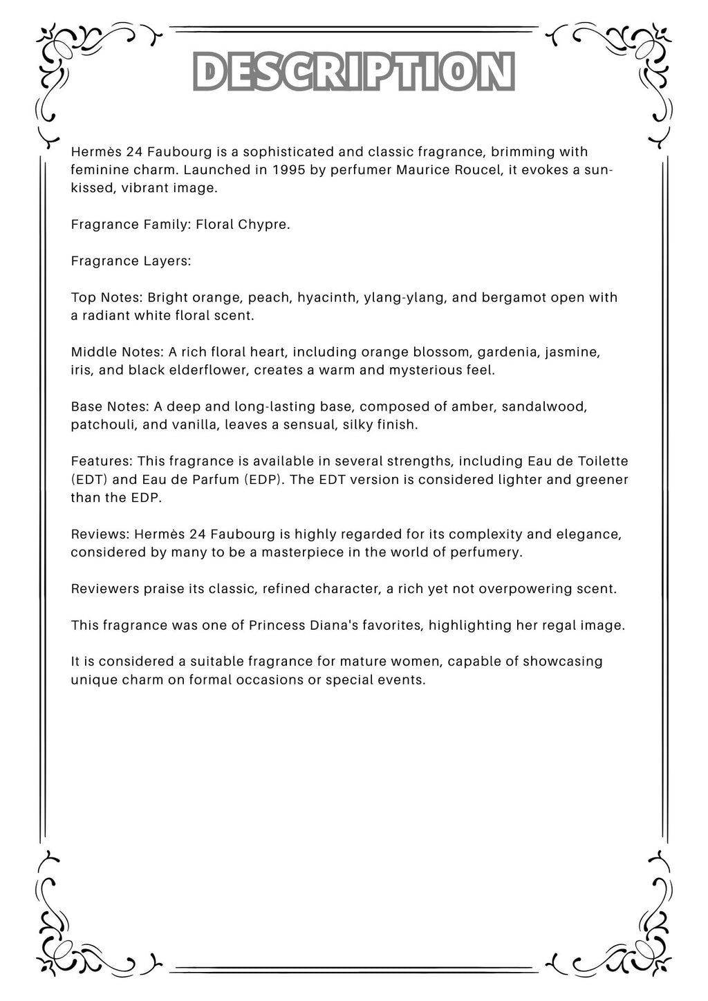 W67 - Hermes 24 Jaubourg EDT Travel Spray 2ml, 5ml, 10ml  愛馬仕淡香水 分裝瓶